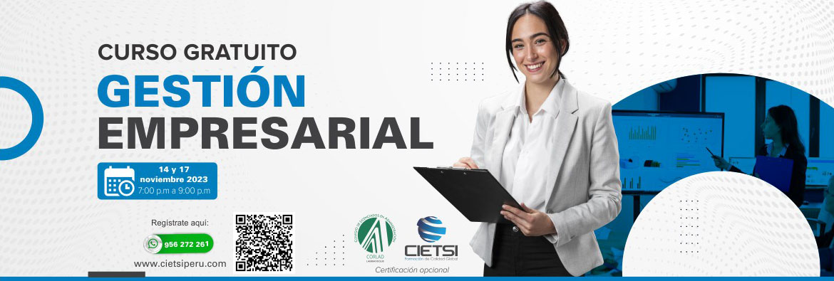 curso especializado en gestiOn empresarial 2023